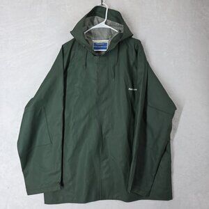 Rainskins Double Reinforced PVC Jacket Mens XL Green Waterproof Fisherman's Gear